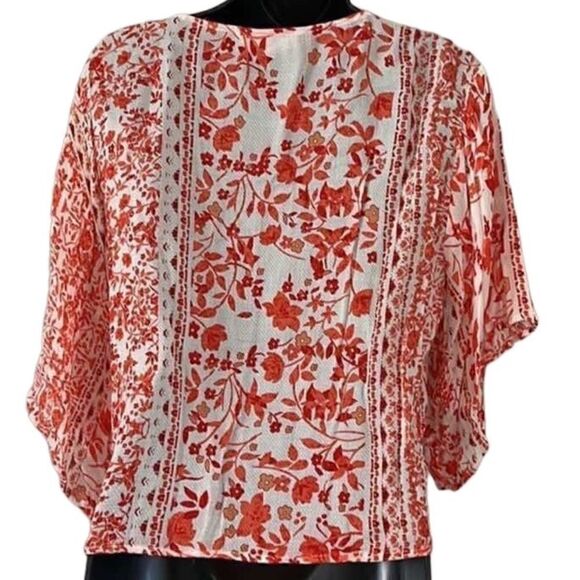 𝅺LOVESTITCH Boho Peasant Top With Bell Sleeves - Picture 5 of 8